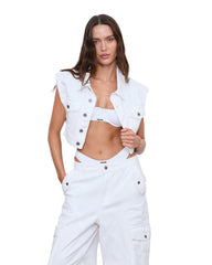 Womens Off-Duty Bikini White Rib Bikini