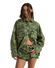 Womens Astra Cargo Shirt Hash Camo Shirts