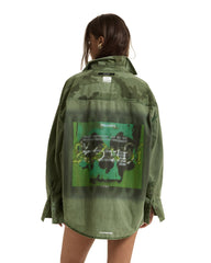 Womens Astra Cargo Shirt Hash Camo Shirts