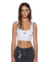 Womens 1999 Origin Cropped Tank White Fashion Tops