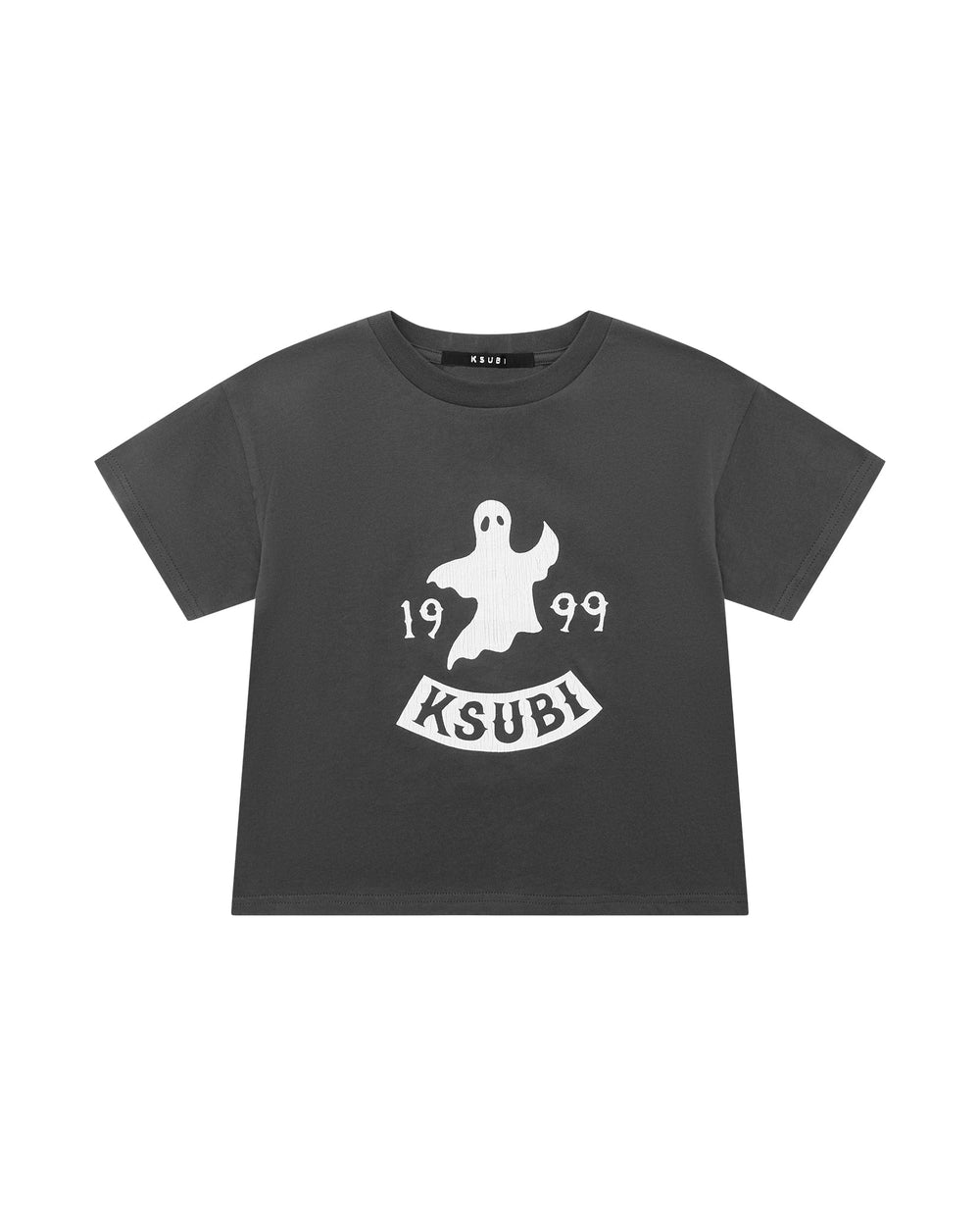Kids Spooky Lil Biggie Ss Tee Faded Black Tees