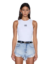 Stacked Syndicate Racer Back Tank - Xtra White