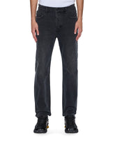 Mens Hazlow 3Rd Degree Black Straight Denim Jeans