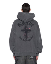 Mens Thorned Ekcess Hoodie Charcoal Fleece