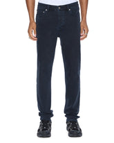Mens Chitch Black/Blue Slim Denim Jeans