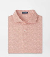 Casablanca Performance Jersey Polo FADED SCARLET