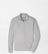 Coolspun Lite Birdseye Quarter Zip Sweater GALE GREY
