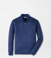 Coolspun Lite Birdseye Quarter Zip Sweater NAVY