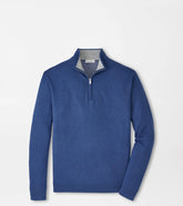 Coolspun Lite Cotton Quarter-Zip Sweater WINDSOR BLUE