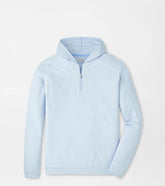 Pine Performance Quarter-Zip Hoodie STREAM BLUE