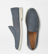 Excursionist Nubuck Venetian Loafer BLUE PEARL