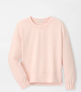 Flora Knit Mélange Crewneck PINK STONE