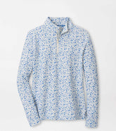 Vino Flora Perth Performance Quarter-Zip BLUE STARLING