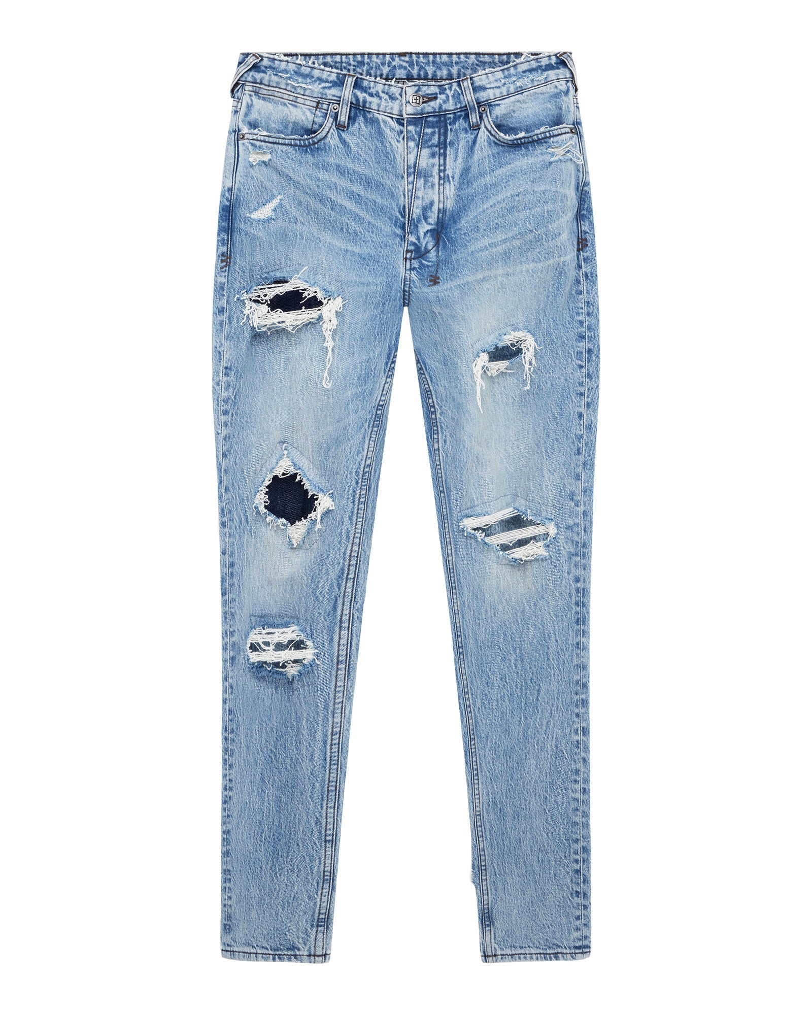 Mens Van Winkle Painter Repair Skinny Denim Jeans