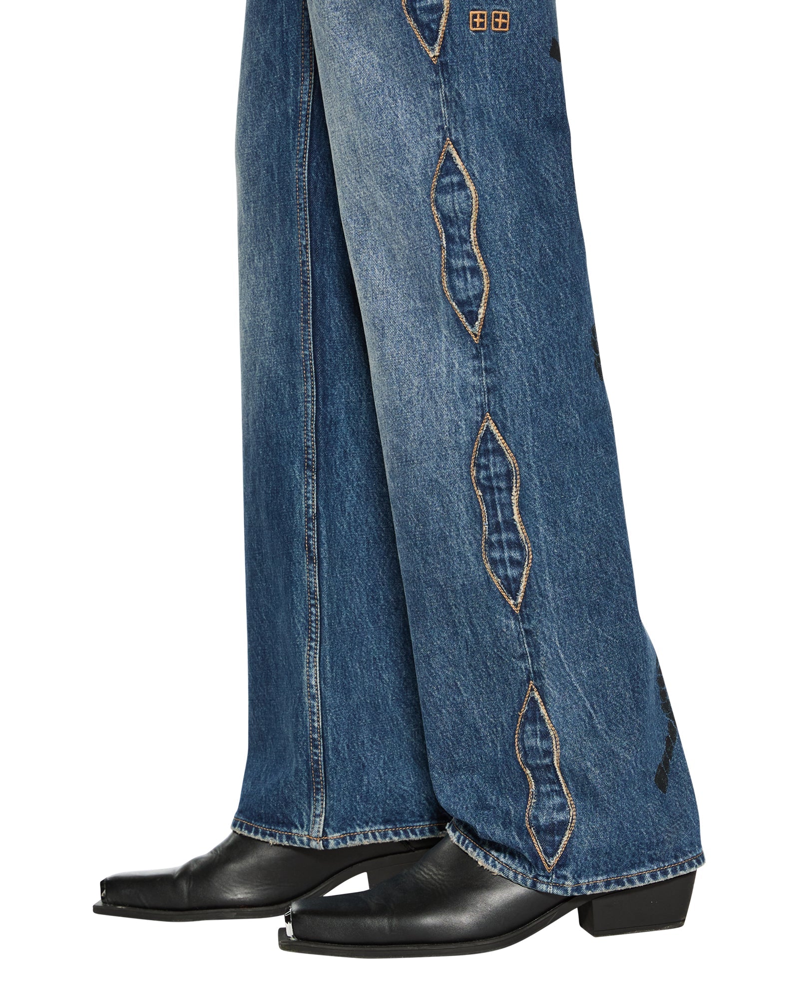 Roped Doubledown Bronko Antique Kraft Jeans - Dark Indigo Denim