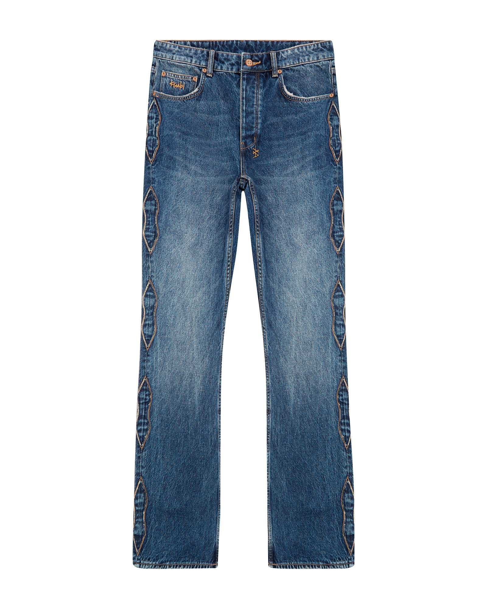 Roped Doubledown Bronko Antique Kraft Jeans - Dark Indigo Denim