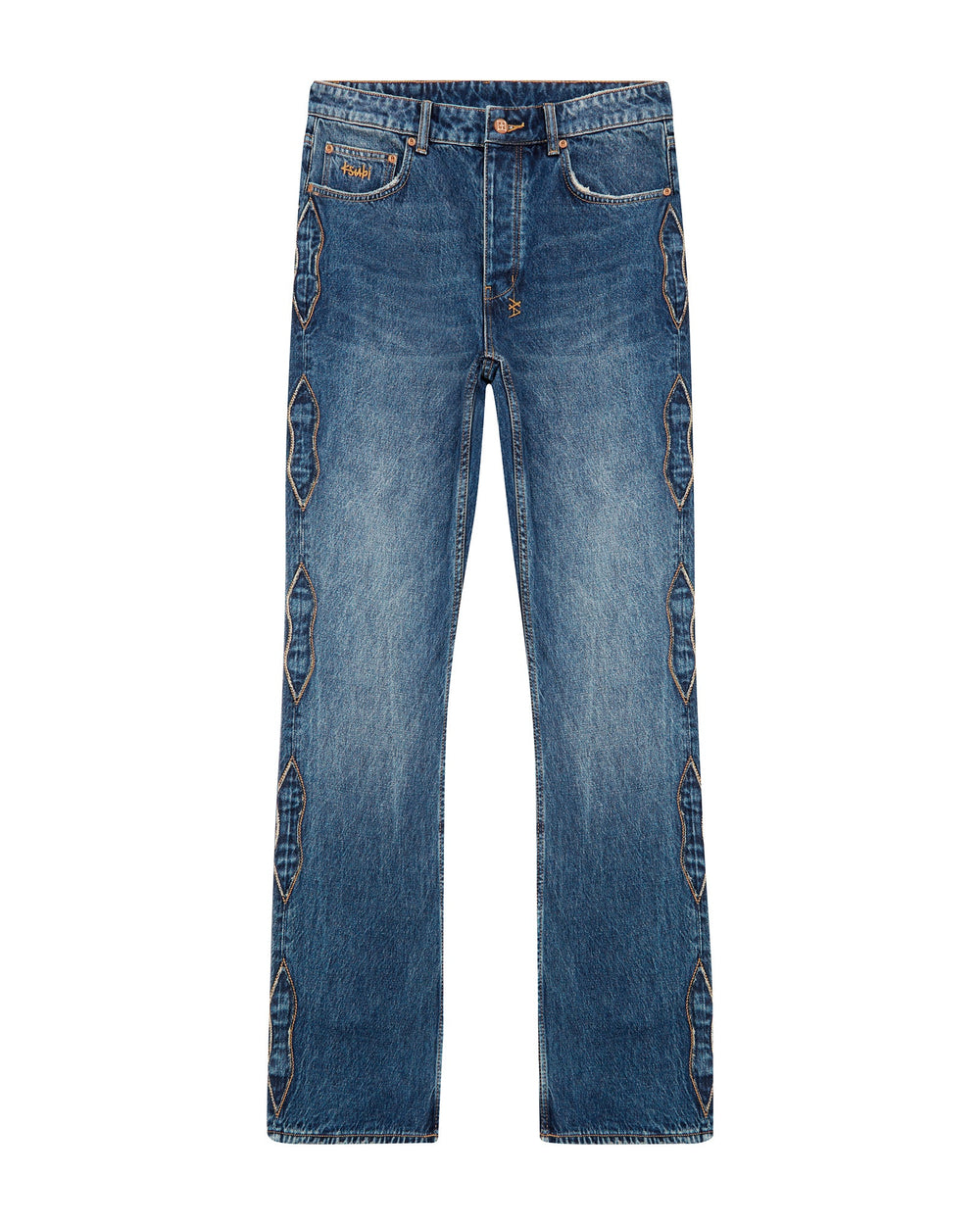 Roped Doubledown Bronko Antique Kraft Jeans - Dark Indigo Denim