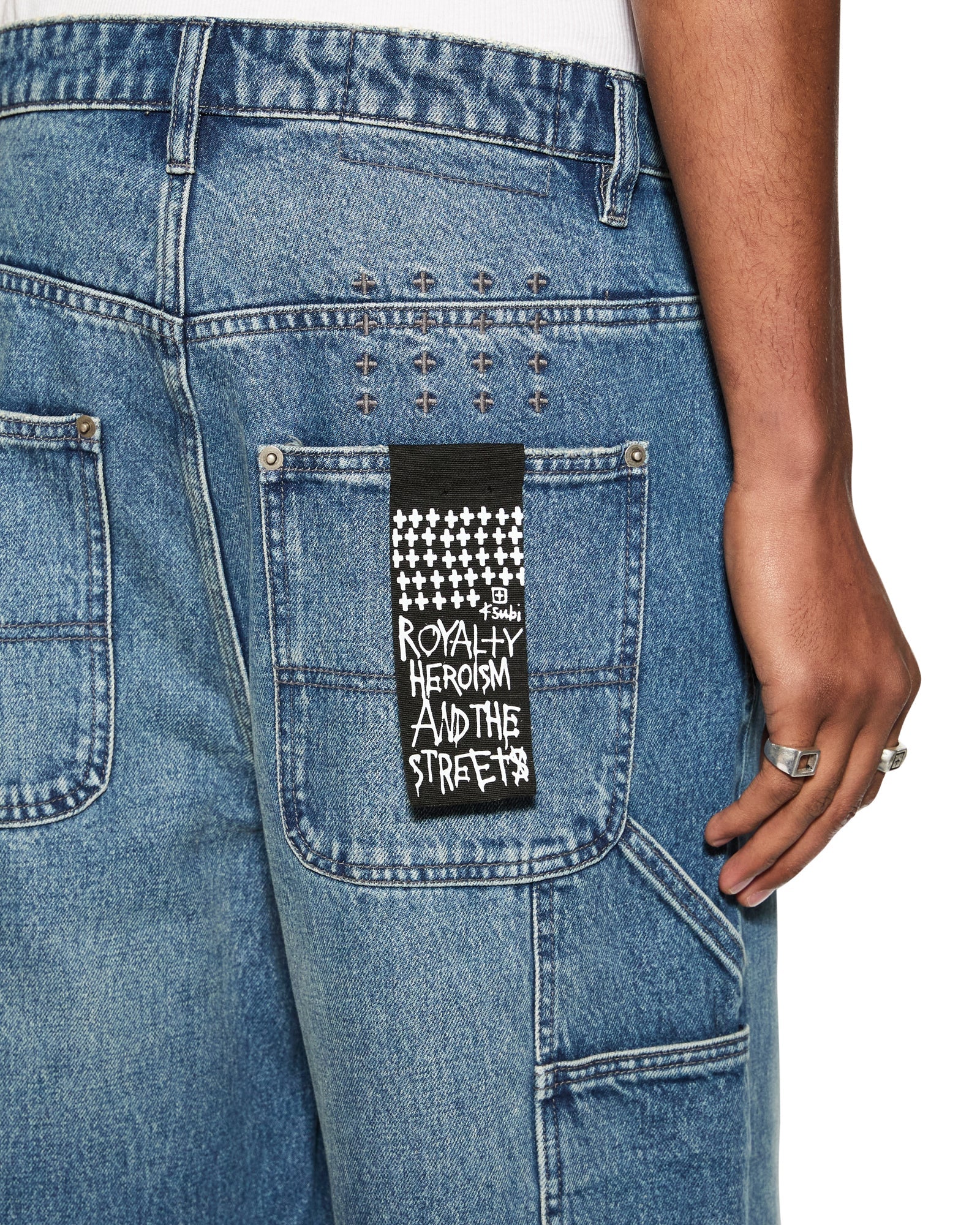 Maxx Mids Oversized Straight Leg Jean - Blue Denim