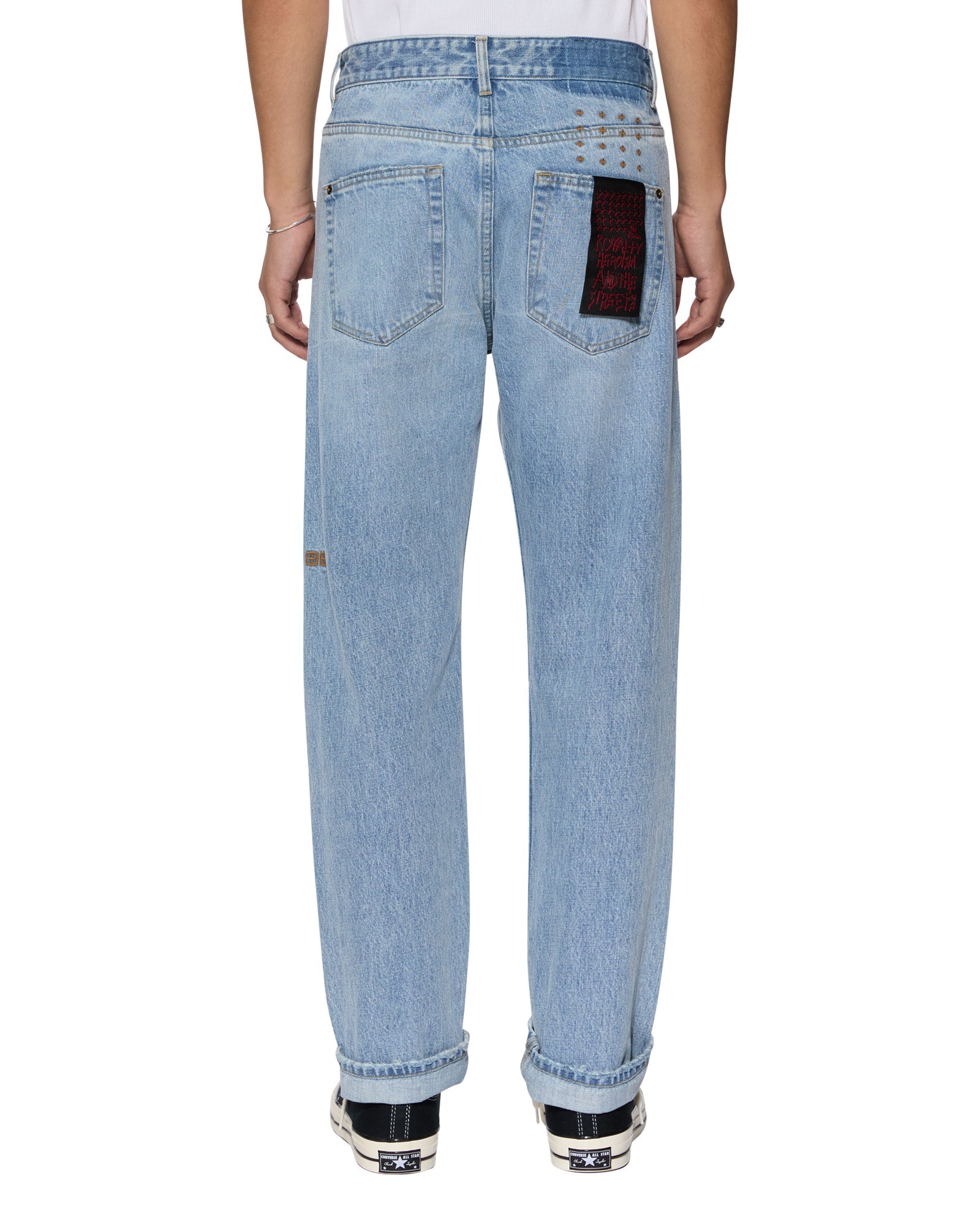 Hazlow Selvedge Sydney Blue Straight Leg Jeans