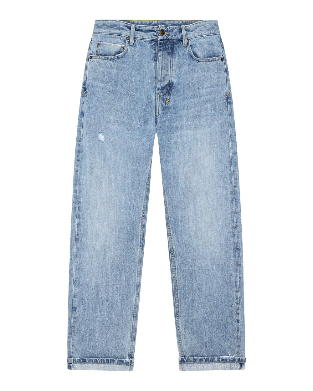 Hazlow Selvedge Sydney Blue Straight Leg Jeans