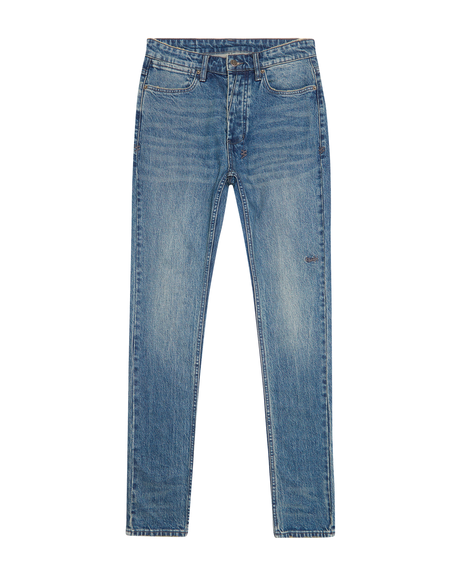Van Winkle Mids Straight Leg Jean - Blue Denim
