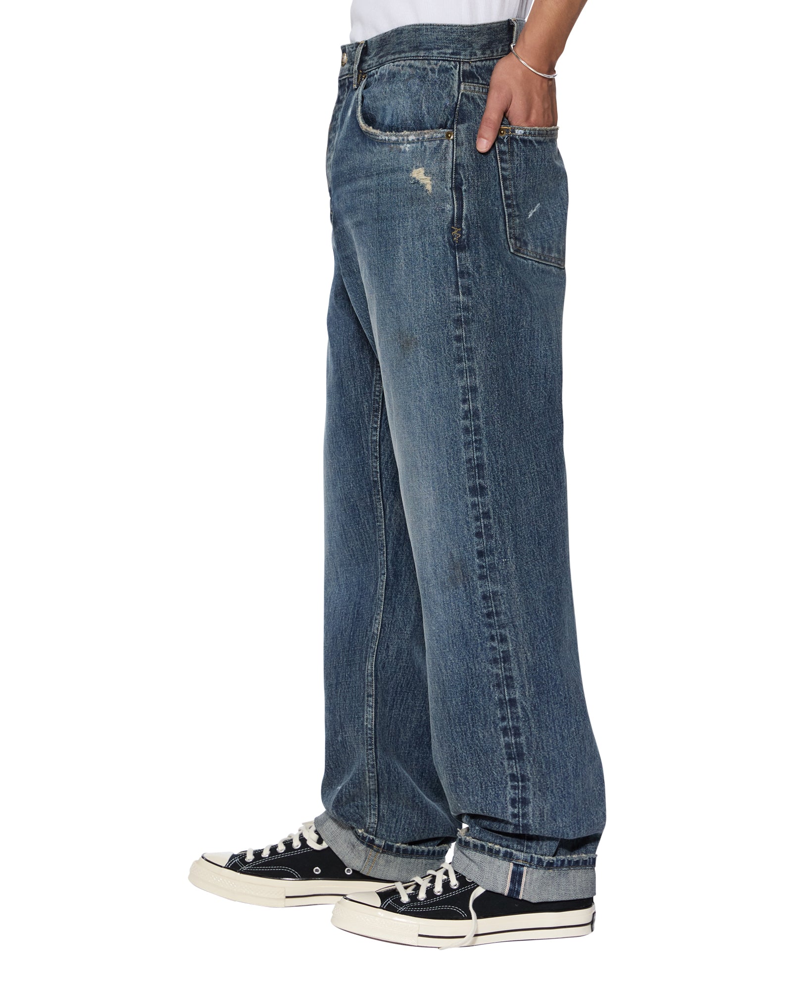 Anti K Selvedge LA Artist Blue Straight Leg Jeans