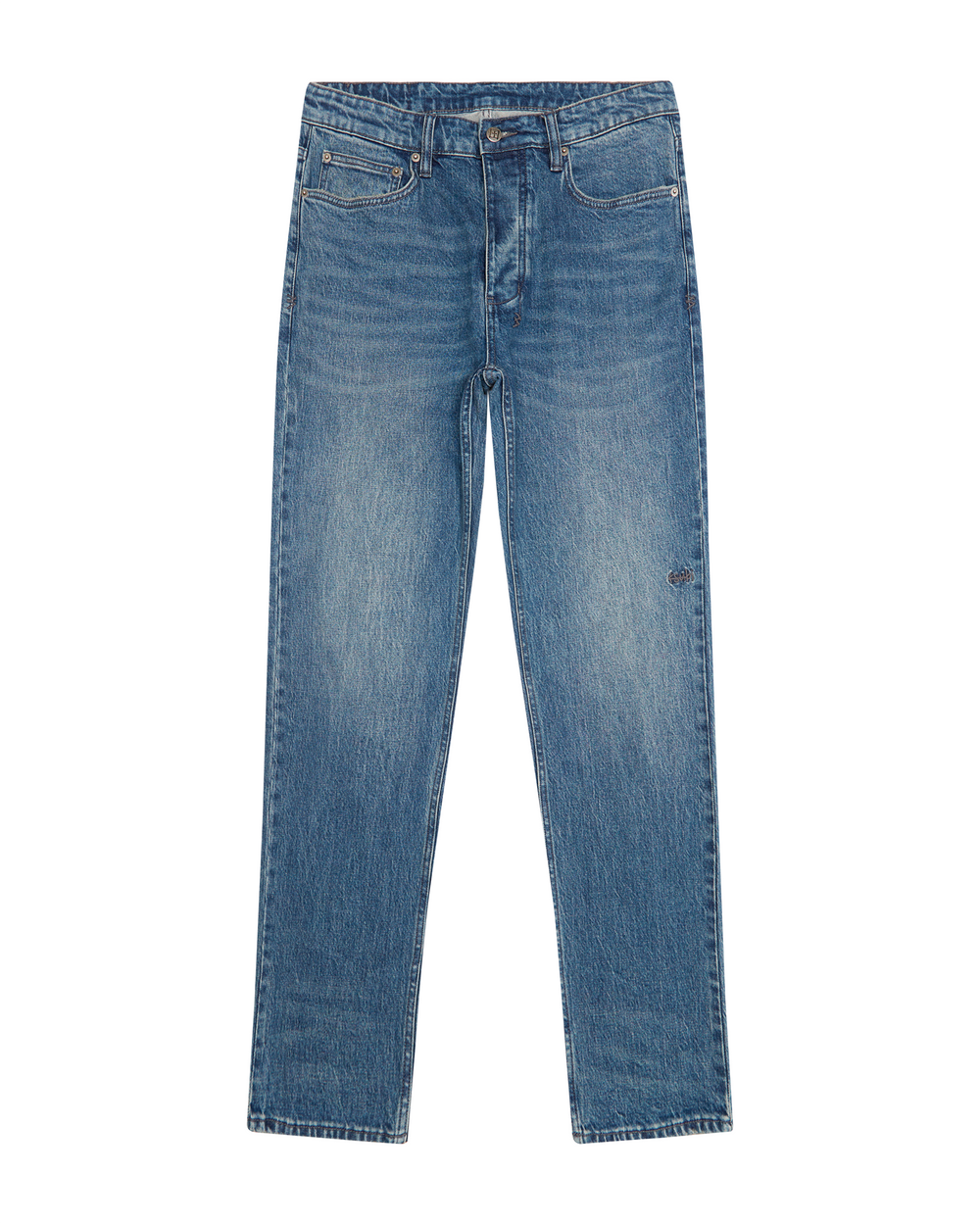 Hazlow Mids Relaxed Straight Leg Jean - Blue Denim