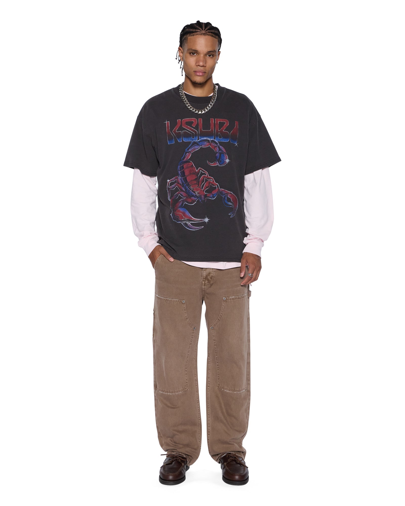 Mens Operator Pant Oak Relaxed Denim Jeans