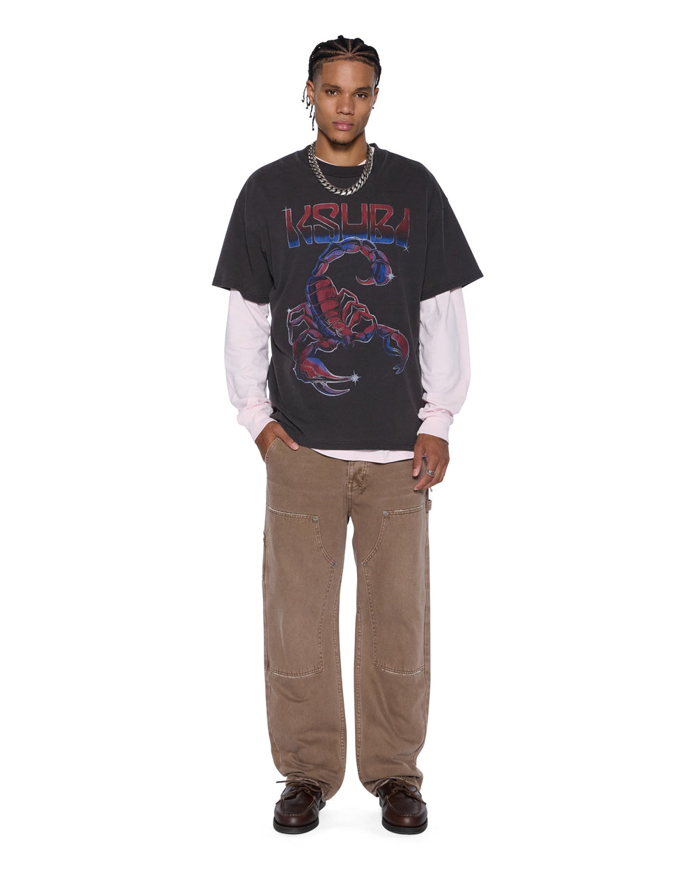 Mens Operator Pant Oak Relaxed Denim Jeans