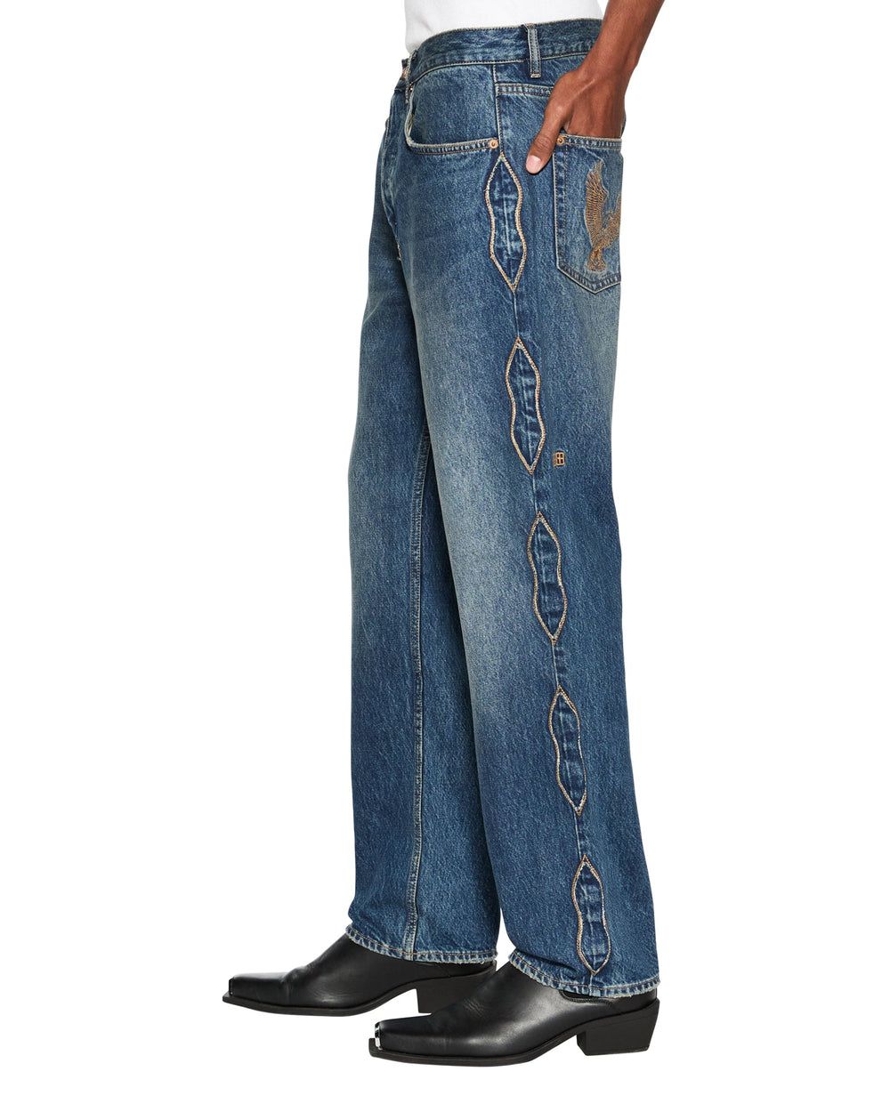 Anti K Antique Kraft Denim Jacket - Dark Indigo Denim