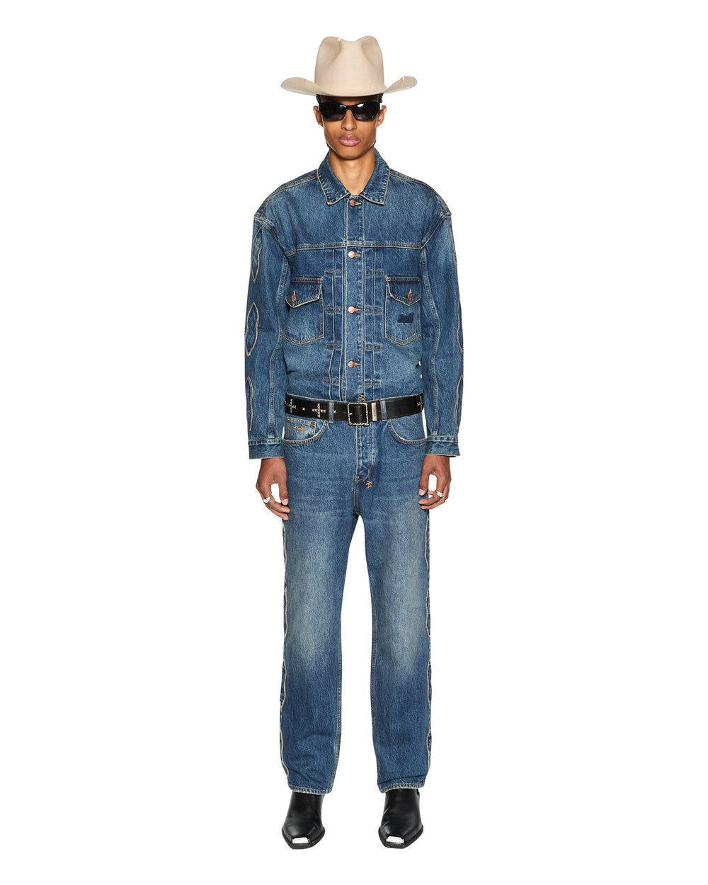 Anti K Antique Kraft Denim Jacket - Dark Indigo Denim