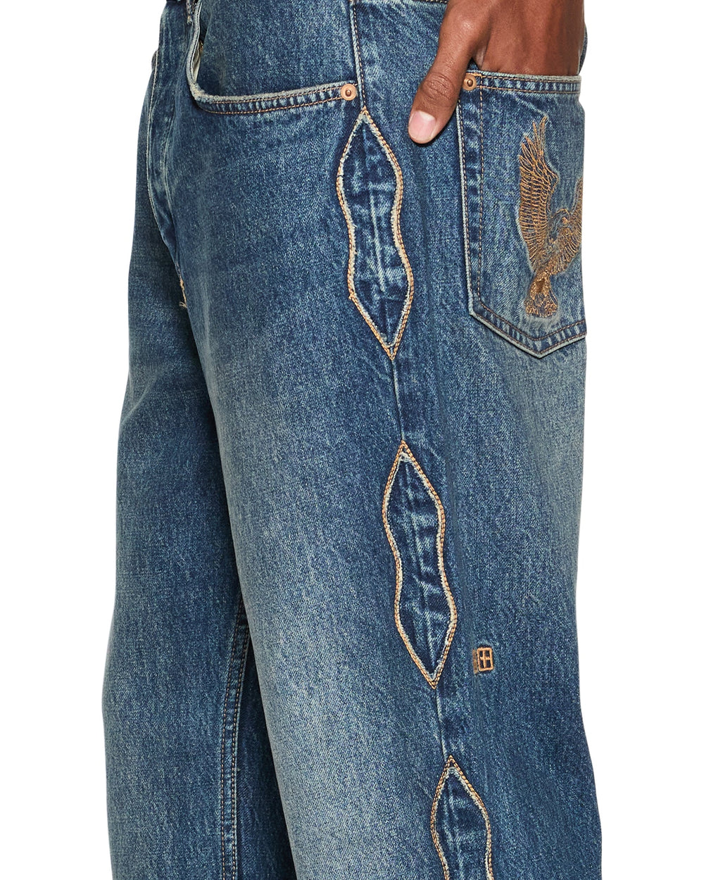 Anti K Antique Kraft Denim Jacket - Dark Indigo Denim