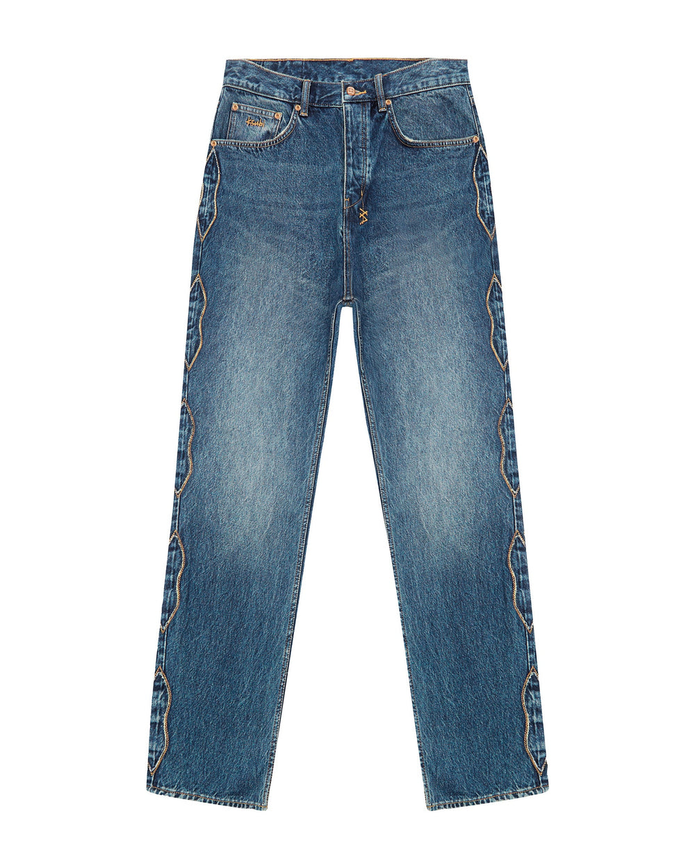 Anti K Antique Kraft Denim Jacket - Dark Indigo Denim