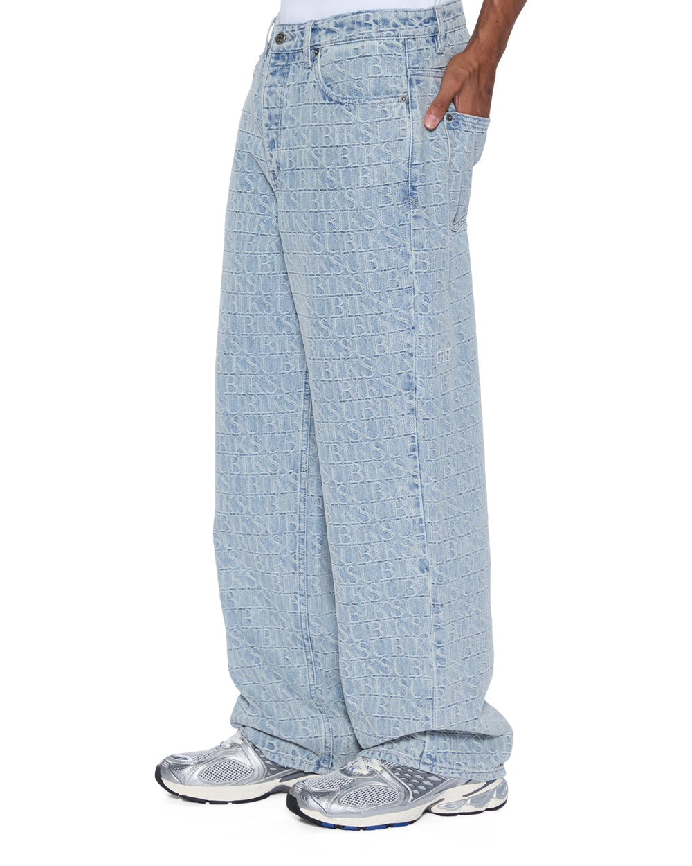 Mens Maxx Tile Baggy Denim Jeans