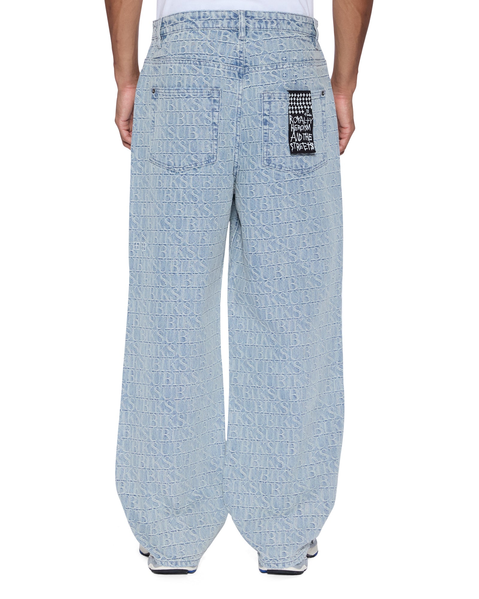 Mens Maxx Tile Baggy Denim Jeans