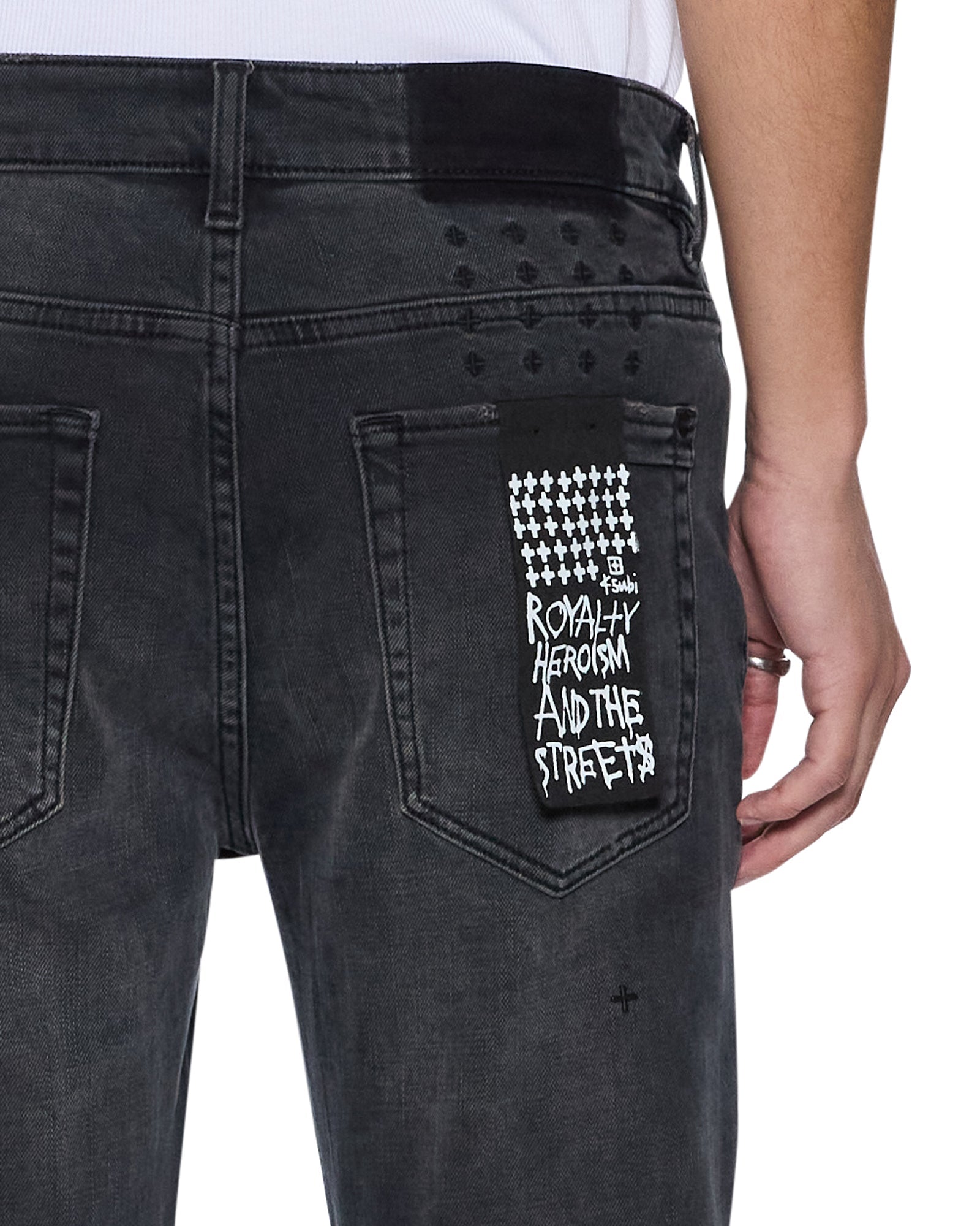 Mens Van Winkle 3Rd Degree Black 99 Skinny Denim Jeans