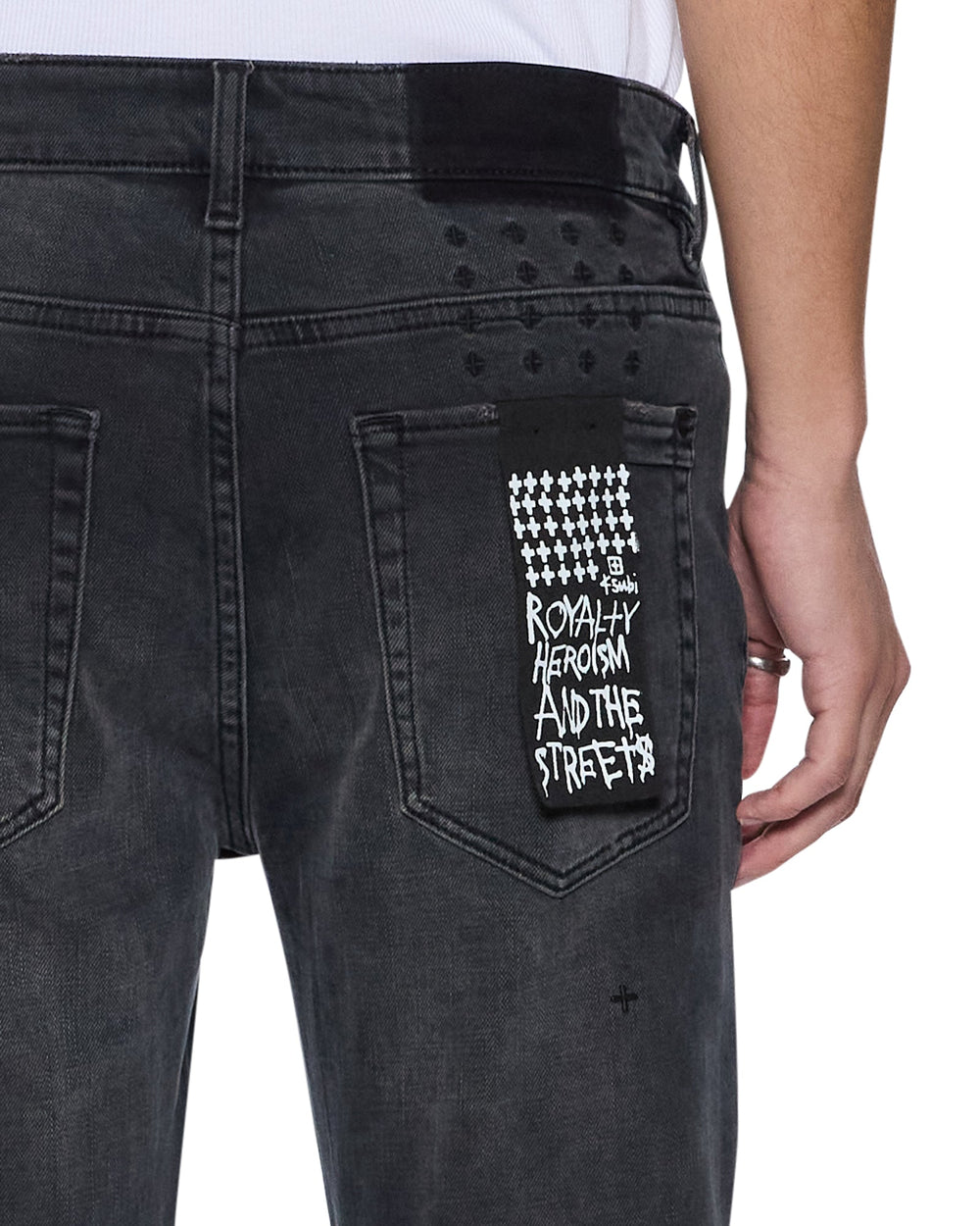 Mens Van Winkle 3Rd Degree Black 99 Skinny Denim Jeans