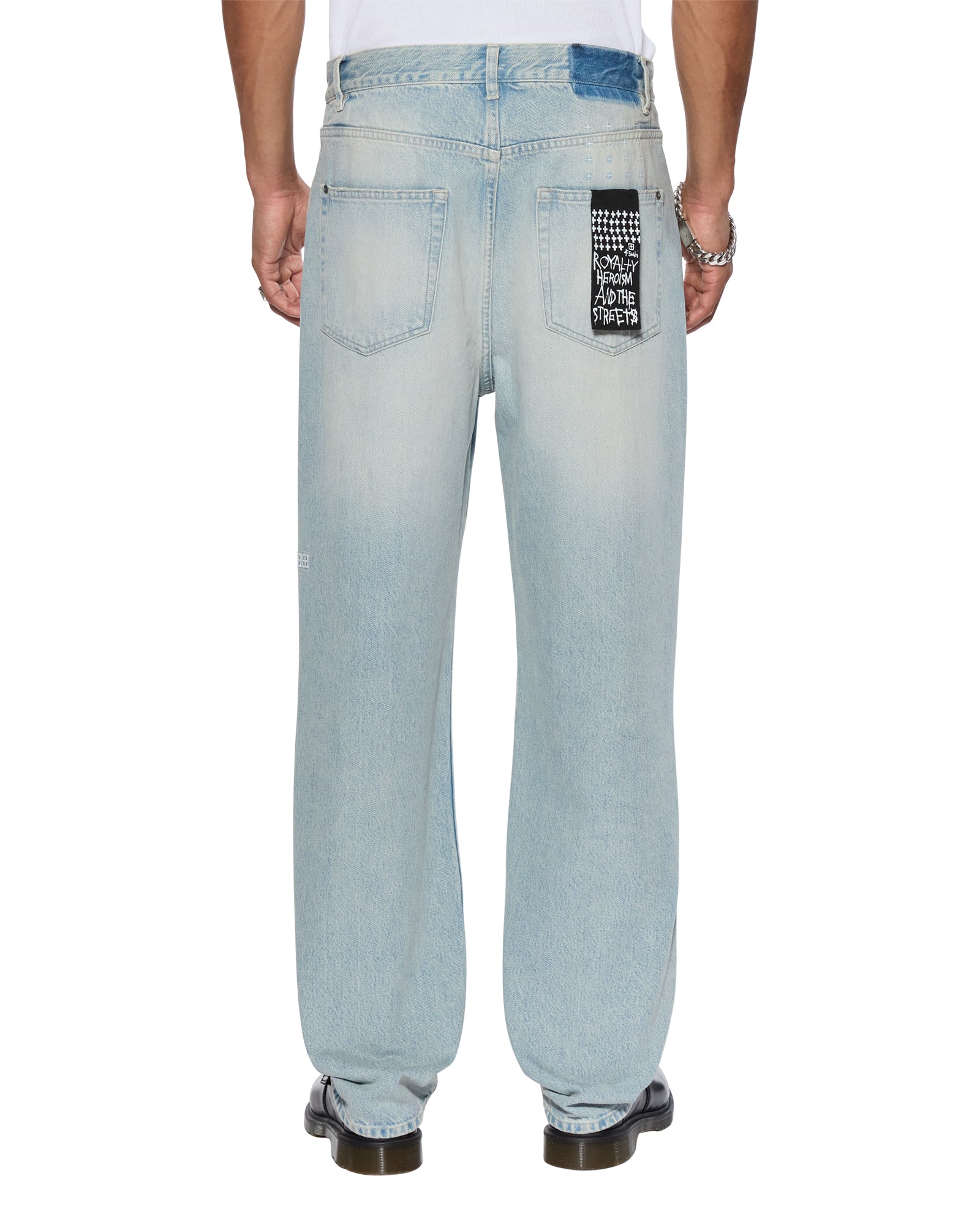 Mens Anti K Paragon Relaxed Denim Jeans