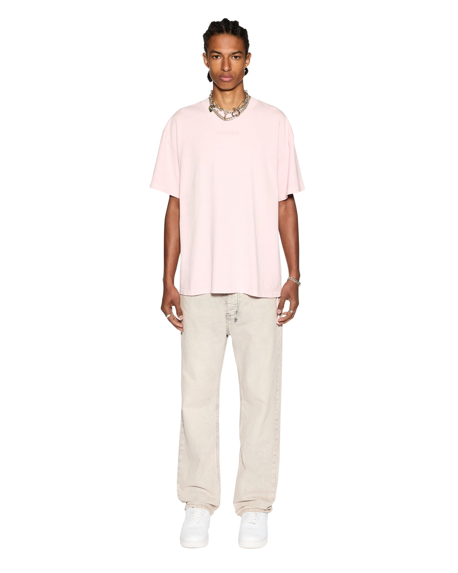 Hazlow Pluto Relaxed Straight Leg Fit Jean - Stone Grey