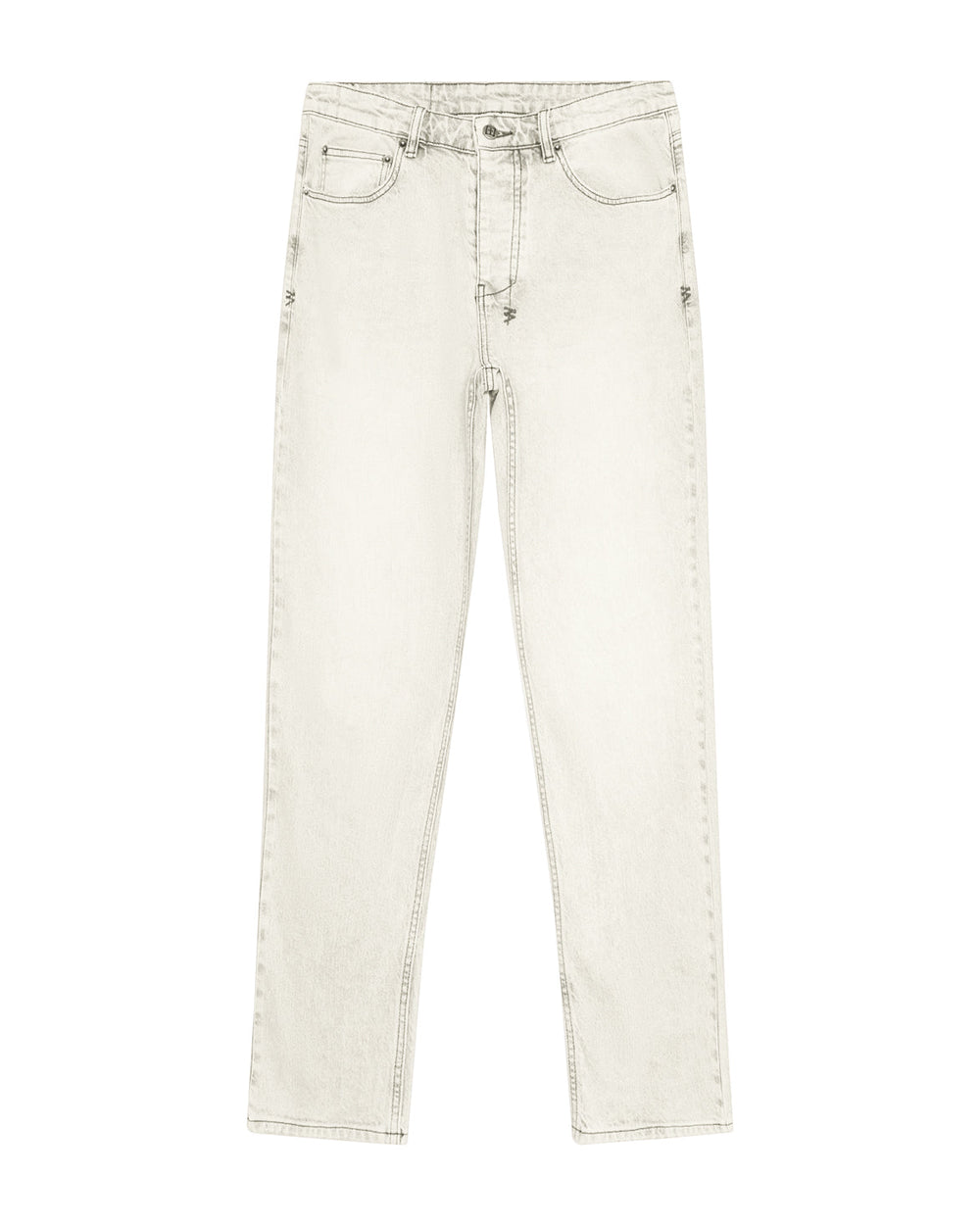 Hazlow Pluto Relaxed Straight Leg Fit Jean - Stone Grey