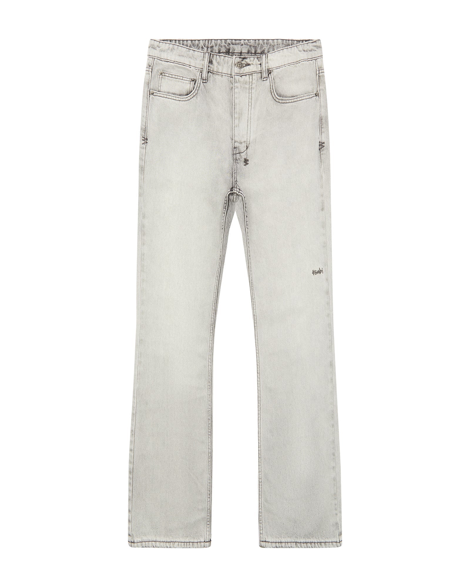 Bronko White Snow Bootcut Jeans
