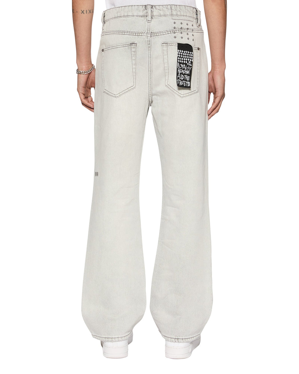 Bronko White Snow Bootcut Jeans