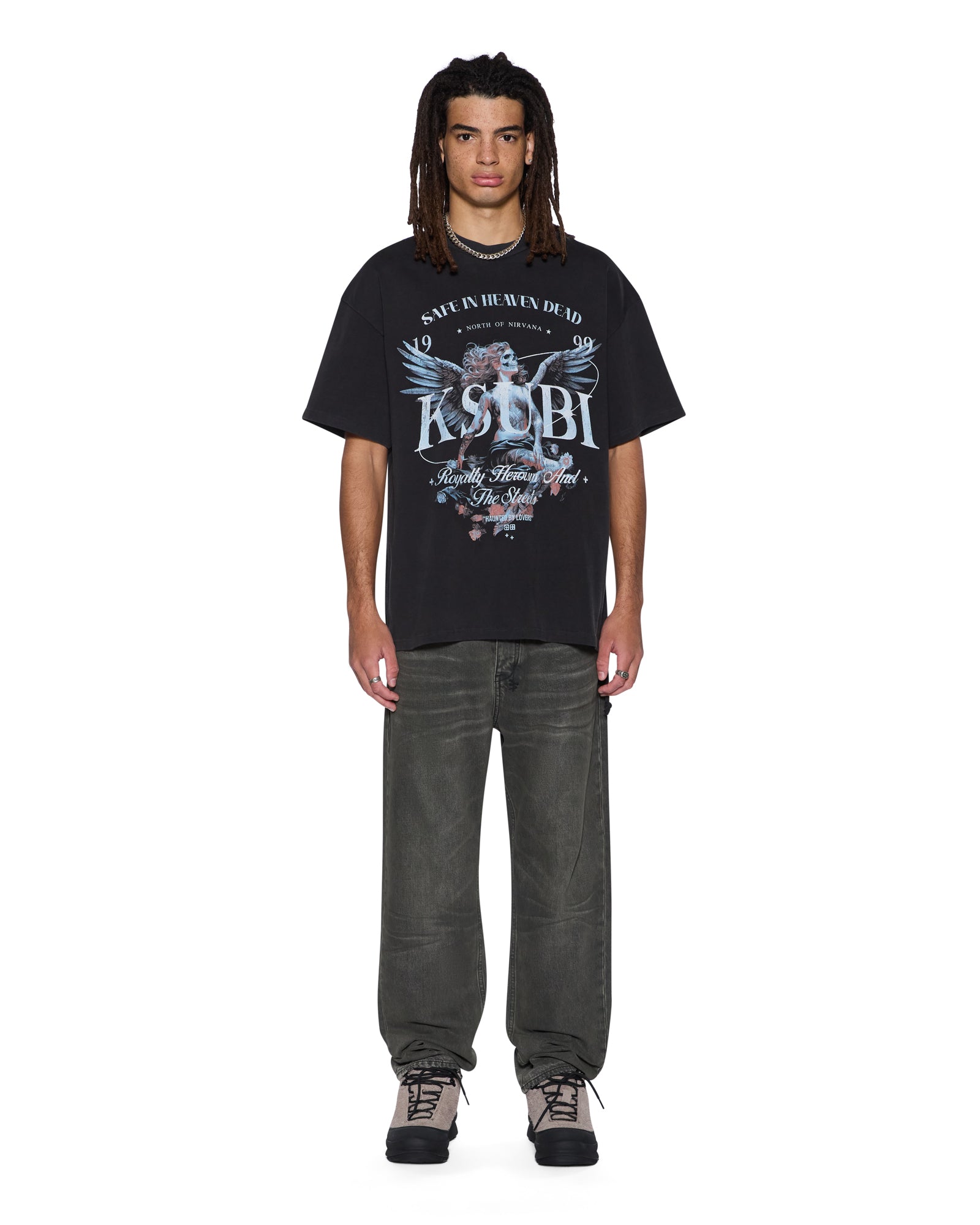Mens Spirit Ekcess Ss Tee Acid Black Tees