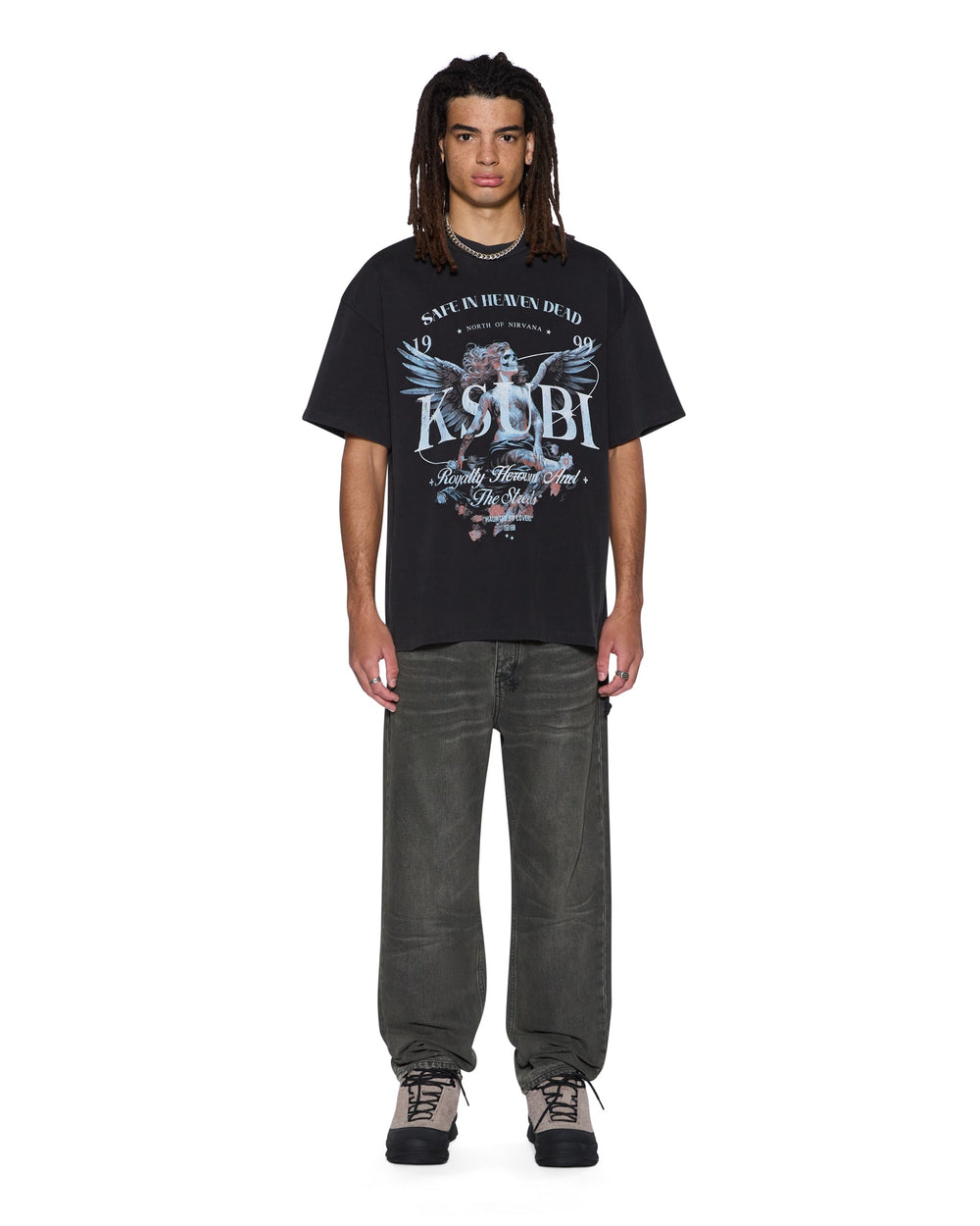 Mens Spirit Ekcess Ss Tee Acid Black Tees