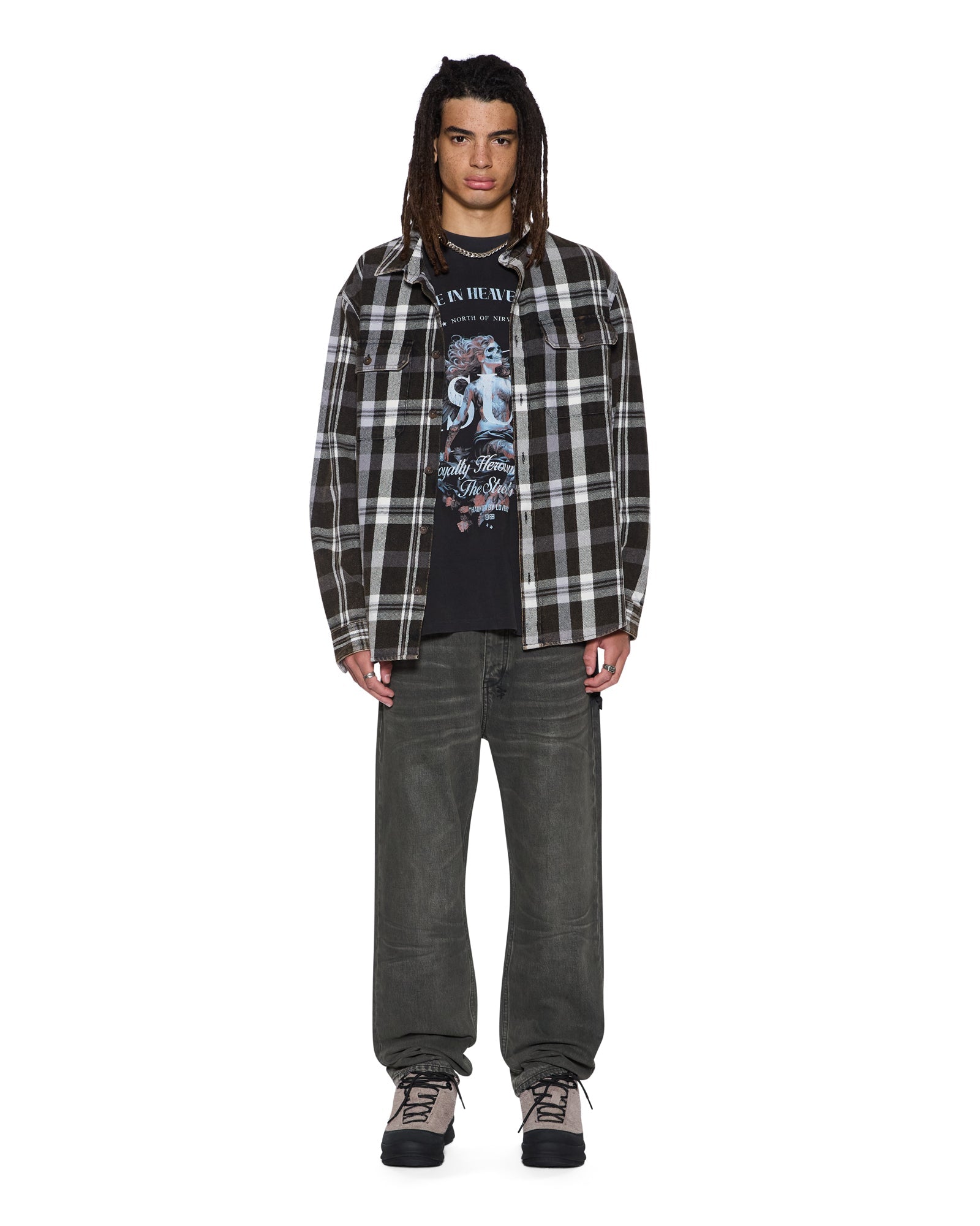 Mens Spirit Ekcess Ss Tee Acid Black Tees