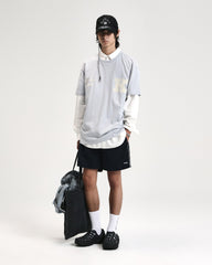 Mens Salud Biggie Ss Tee Blue Mist Tees