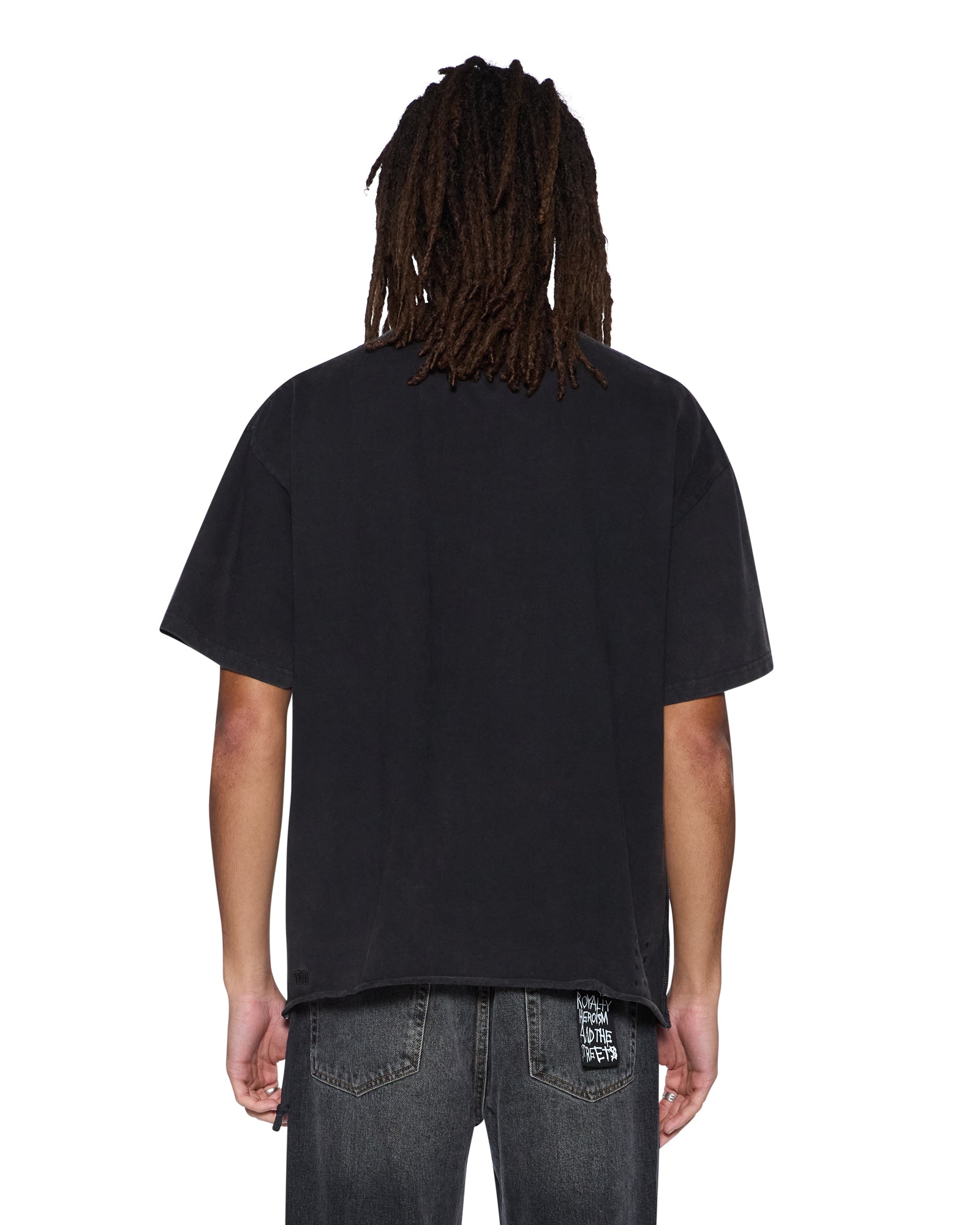 Mens Ascension Ekcess Tee Faded Black Tees