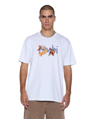 Mens Romeo Biggie Ss Tee Tru White Tees