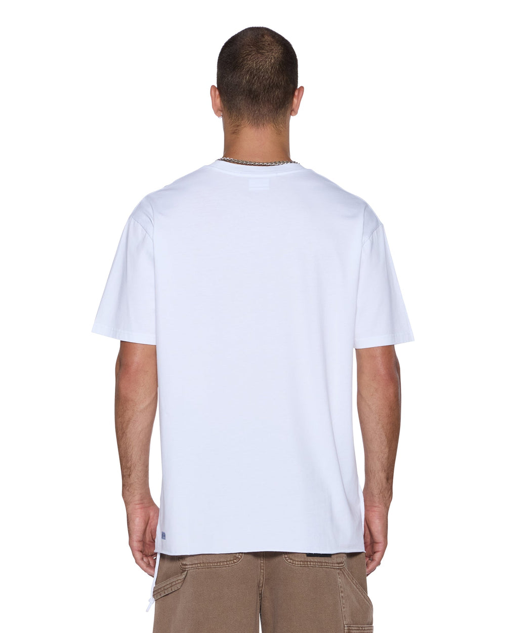 Mens Romeo Biggie Ss Tee Tru White Tees