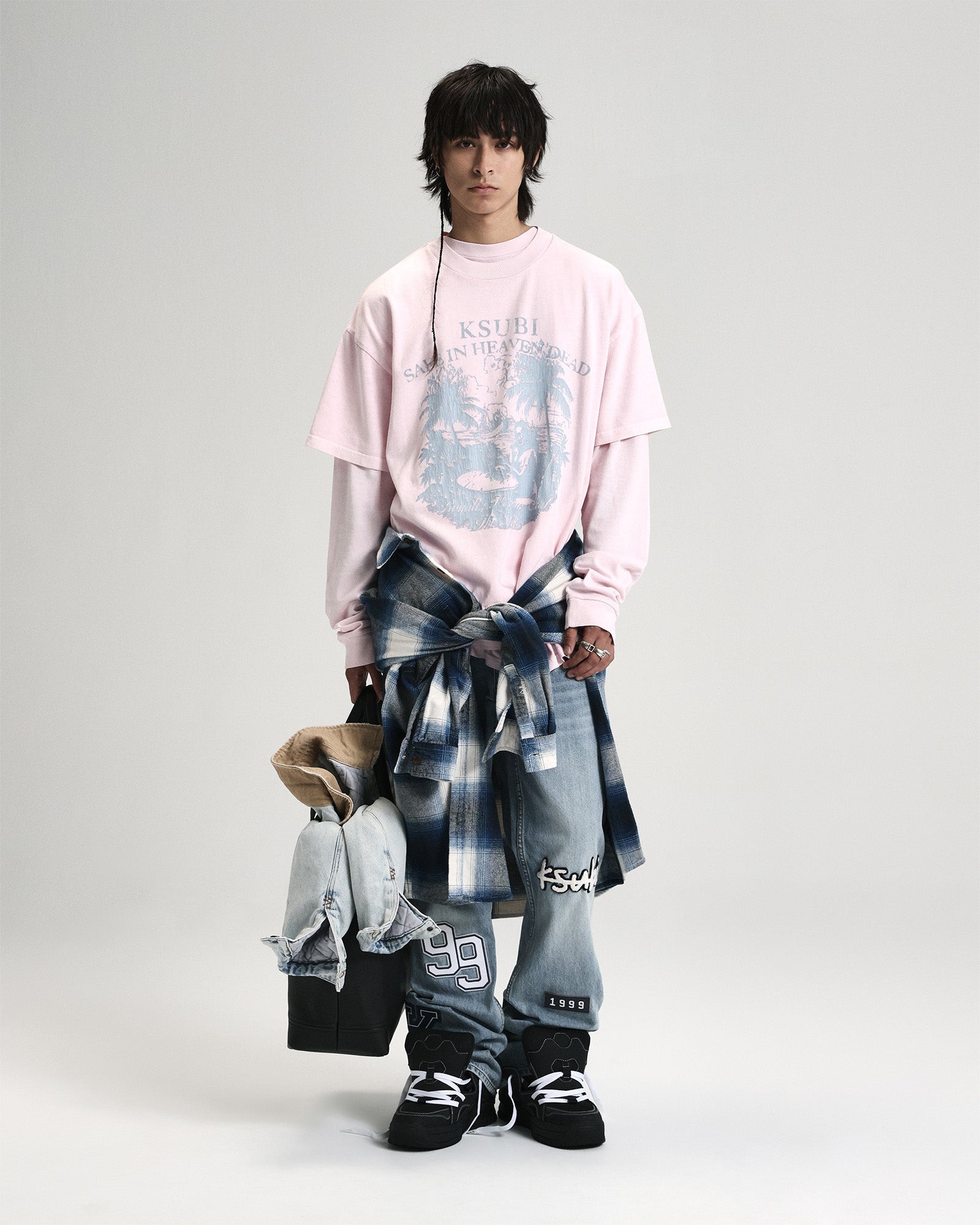 Mens Paradiso Ekcess Ss Tee Ice Quartz Tees